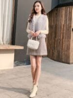 Onlytrend Front-Open Fur Overcoats