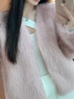 Onlytrend Front-Open Fur Overcoats