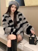 Onlytrend Striped Front-Open Overcoats