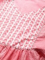 OnlyTrend Women Pink & White Ethnic Motifs Printed Gotta Patti Pure Cotton Kurta