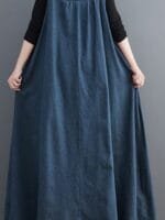 OnlyTrend x Revolte Shoulder Straps Cotton Maxi Dress