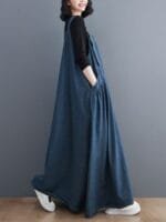 OnlyTrend x Revolte Shoulder Straps Cotton Maxi Dress