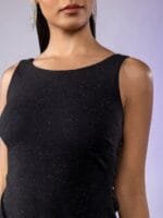 OnlyTrend Boat Neck Sheath Maxi Dress