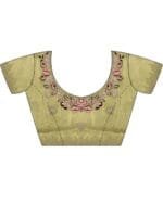 OnlyTrend Embellished Sequinned Organza Saree