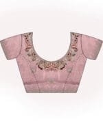 OnlyTrend Embellished Sequinned Organza Saree