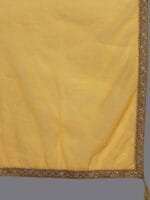 OnlyTrend Floral Embroidered Sequinned Scoop Neck Straight Kurta With Sharara And Dupatta