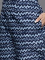 OnlyTrend Women White Paisley Motifs Printed Pure Cotton Kurta with Trousers & With Dupatta