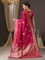 OnlyTrend Woven Design Zari Silk Blend Banarasi Saree