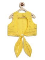 Tiber Taber Girls Embroidered Ready to Wear Lehenga & Blouse With Dupatta