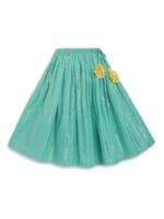 Tiber Taber Girls Embroidered Ready to Wear Lehenga & Blouse With Dupatta