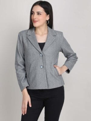 Onlytrend Single-Breasted Notched Lapel Blazer