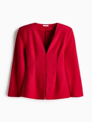 OnlyTrend Collarless Hourglass Blazer