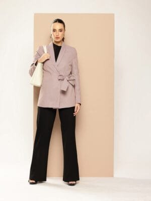 OnlyTrend Self Design Single-Breasted