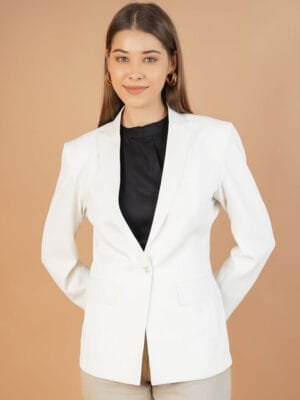 Onlytrend Notched Lapel Single Breasted Blazer