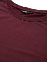 Roadster Women Burgundy Solid Sweatshirt