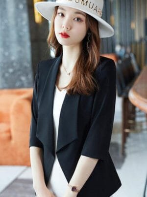 OnlyTrend Single-Breasted Casual Blazer