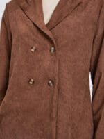 Styli Women Notched Lapel Long Sleeves Double Breasted Blazer