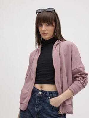 OnlyTrend Drop-Shoulder Hooded Sweatshirt