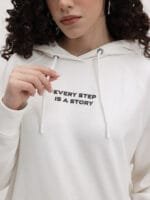 The Roadster Life Co. Graphic Printed Hooded Fleece Sweatshirt