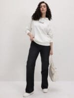 The Roadster Life Co. Graphic Printed Hooded Fleece Sweatshirt