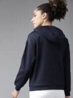 The Roadster Life Co. Graphic Typography Printed Hooded Sweatshirt