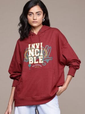 OnlyTrend. Printed Hooded Sweatshirt