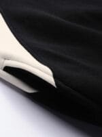 The Roadster Lifestyle Co Women Black & Off-White Colourblocked Sweatshirt