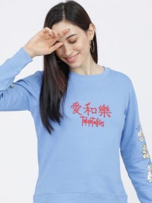 OnlyTrend Women Embroidered Sweatshirt